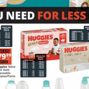 Diapers at Checkers