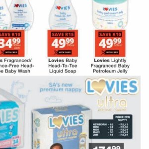 Petroleum jelly at Checkers