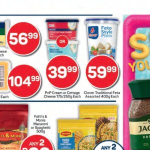 Cottage cheese at Pick n Pay Hyper