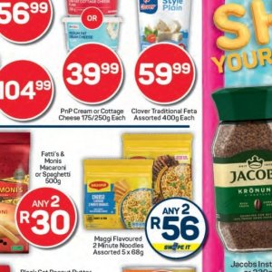 Cottage cheese at Pick n Pay Hyper