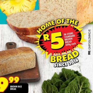 Bread at Shoprite