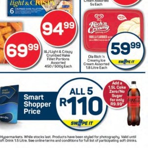Ice cream at Pick n Pay Hyper