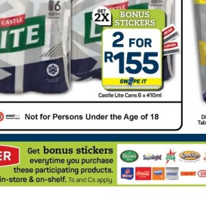 Stickers at Pick n Pay Hyper