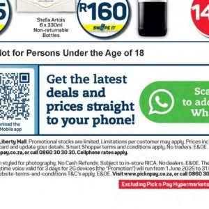 Smartphone at Pick n Pay Hyper