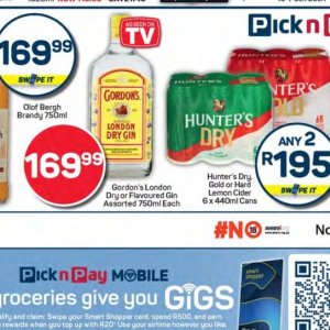 Gin at Pick n Pay Hyper
