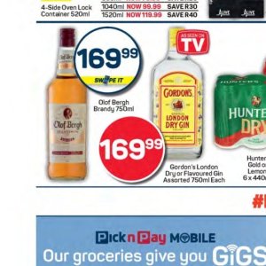 Brandy at Pick n Pay Hyper