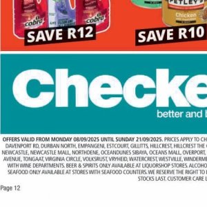 Seafood at Checkers