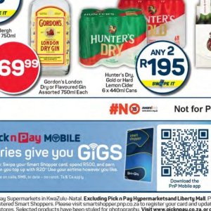 Gin at Pick n Pay Hyper