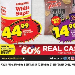 Sugar at Shoprite