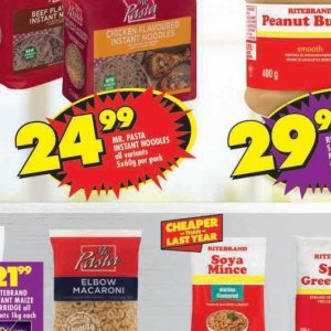 Pasta at Shoprite