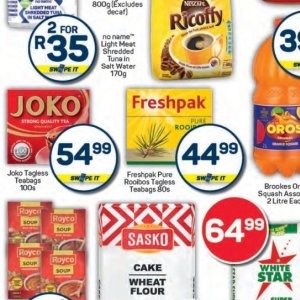 Tea at Pick n Pay Hyper