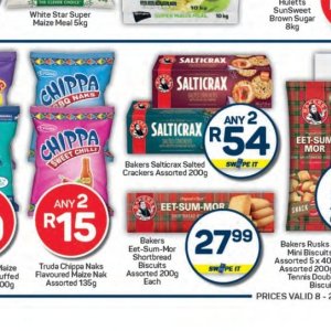 Crackers at Pick n Pay Hyper