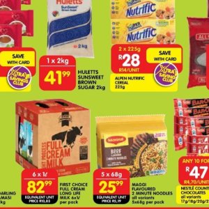 Sugar at Shoprite