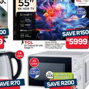 TV set at Pick n Pay Hyper
