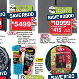 Fridge at Pick n Pay Hyper