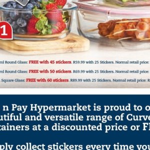 Stickers at Pick n Pay Hyper