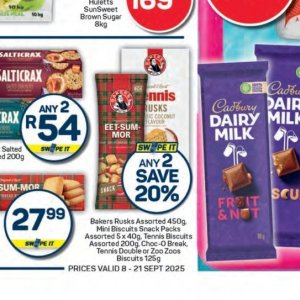 Biscuits at Pick n Pay Hyper