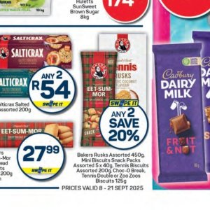Biscuits at Pick n Pay Hyper
