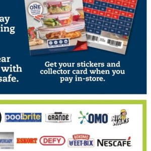Stickers at Pick n Pay Hyper