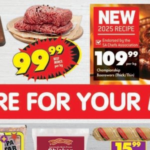 Beef at Shoprite