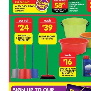 Toilet brush at Shoprite