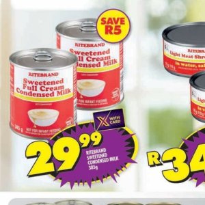 Cream at Shoprite
