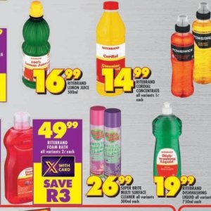 Juice at Shoprite