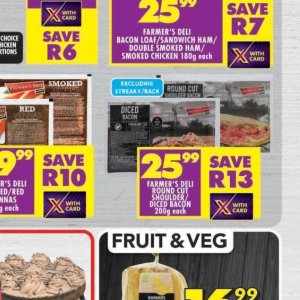 Bacon at Shoprite