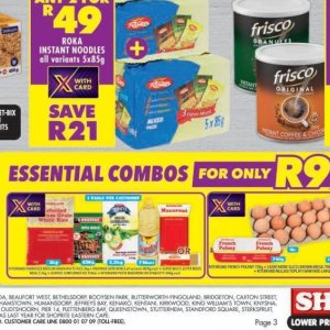 Pasta at Shoprite