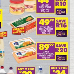 Cheddar at Shoprite