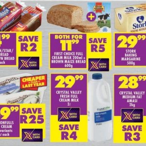 Cream at Shoprite