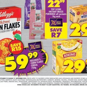 Cereal at Shoprite