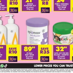 Cream at Shoprite