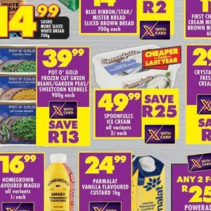 Peas at Shoprite