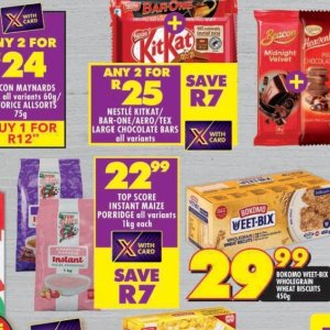 Chocolate at Shoprite