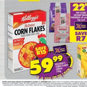 Cereal at Shoprite