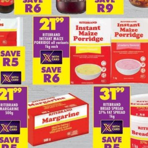 Margarine at Shoprite