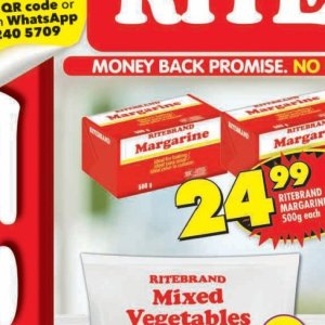 Margarine at Shoprite