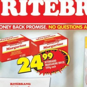 Margarine at Shoprite