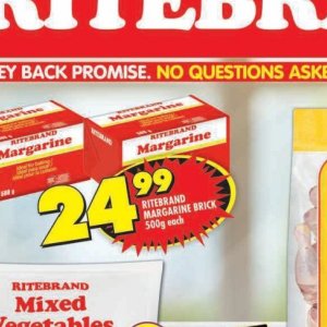 Margarine at Shoprite