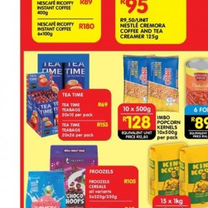 Tea at Shoprite