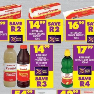 Biscuits at Shoprite