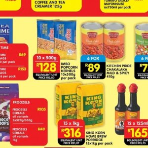Popcorn at Shoprite