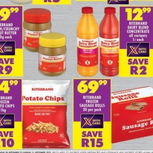 Butter at Shoprite
