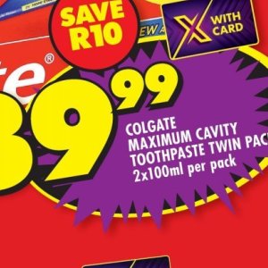 Toothpaste colgate  at Shoprite