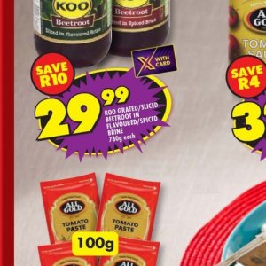 Beetroot at Shoprite