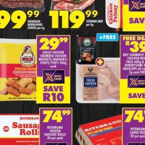Burgers at Shoprite