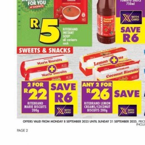 Biscuits at Shoprite