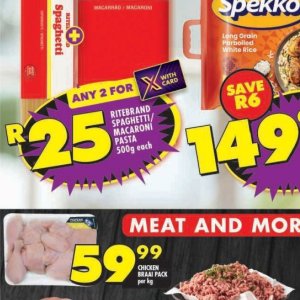 Spaghetti at Shoprite