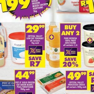 Yoghurt at Shoprite